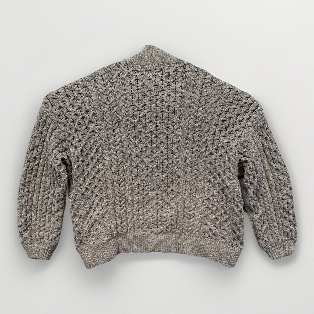 Abercrombie & Fitch Soft A&F Collection chunky fisherman cardigan‎ Size Medium - Picture 6 of 7